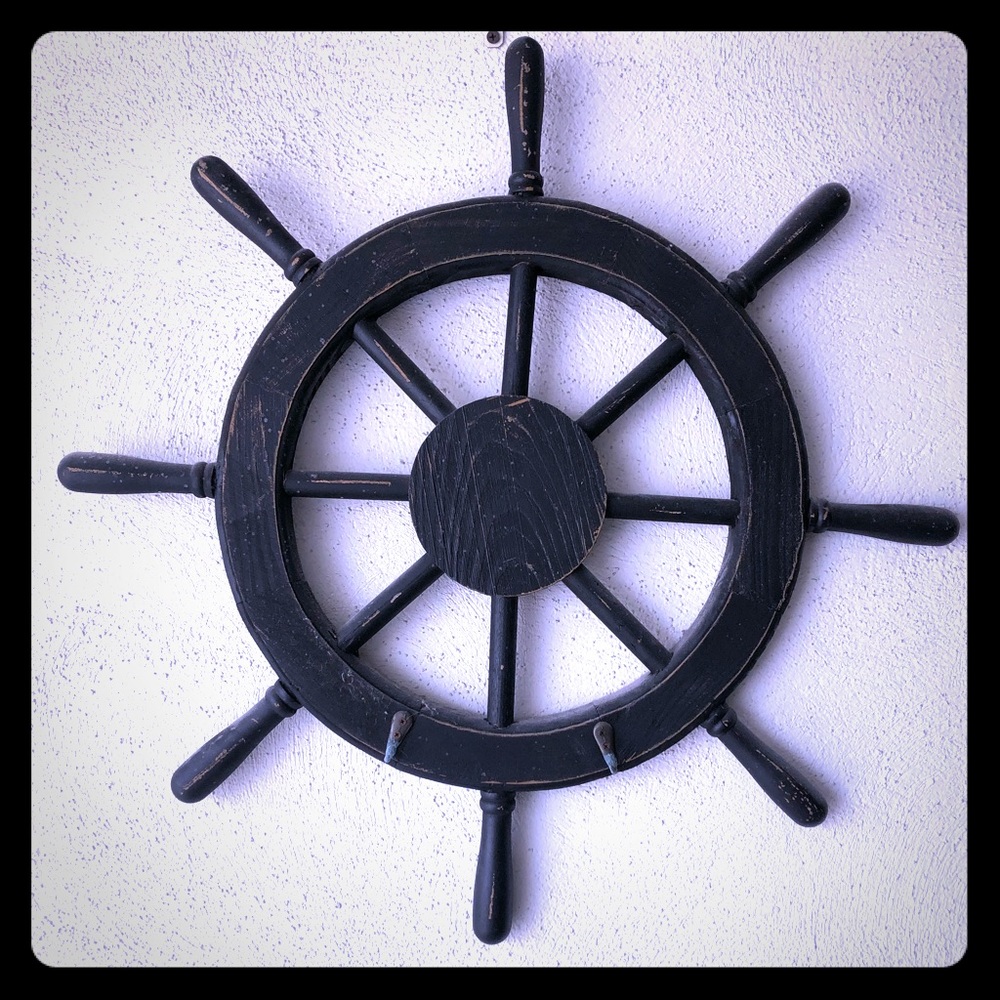 Hanging Ship Wheel